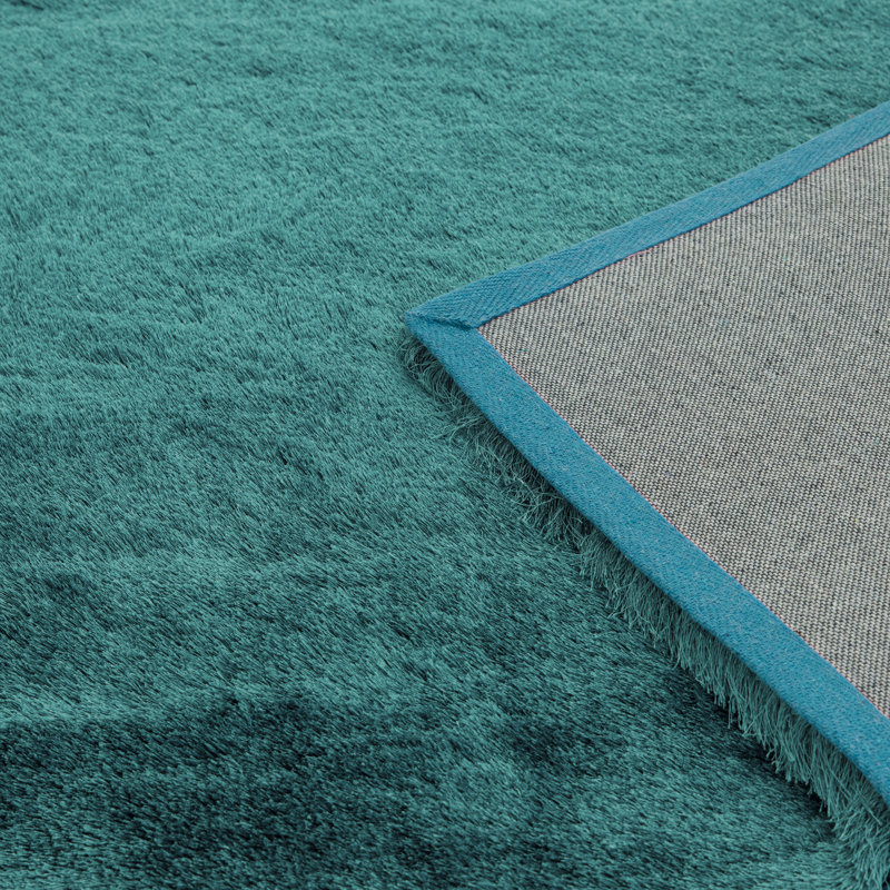 Rosdorf Park Makaila Dark Teal Area Rug & Reviews Wayfair.co.uk